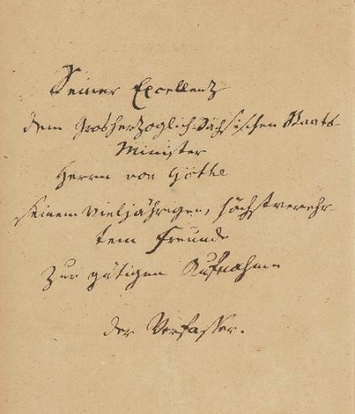 Georg Friedrich Wilhelm Hegel: Enzyklopädie der philosophischen Wissenschaften, 1827 © Klassik Stiftung Weimar