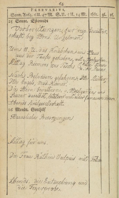 Gothaischer verbesserter Schreib-Kalender auf das Jahr …, 1816 © Klassik Stiftung Weimar