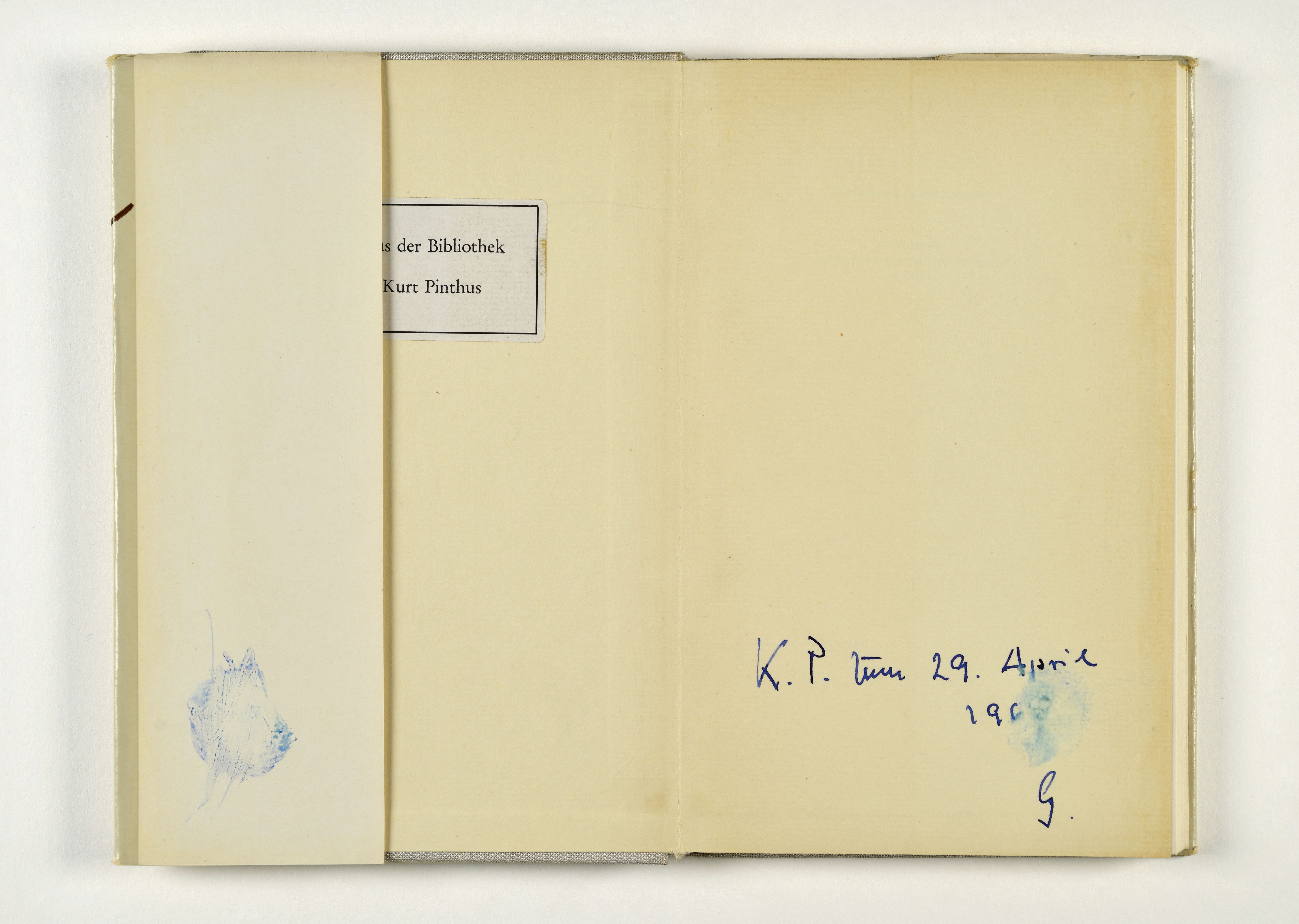Heinrich Mann: Briefe an Karl Lemke. Berlin 1963, DLA Marbach (BKP4), Foto: Anja Bleeser