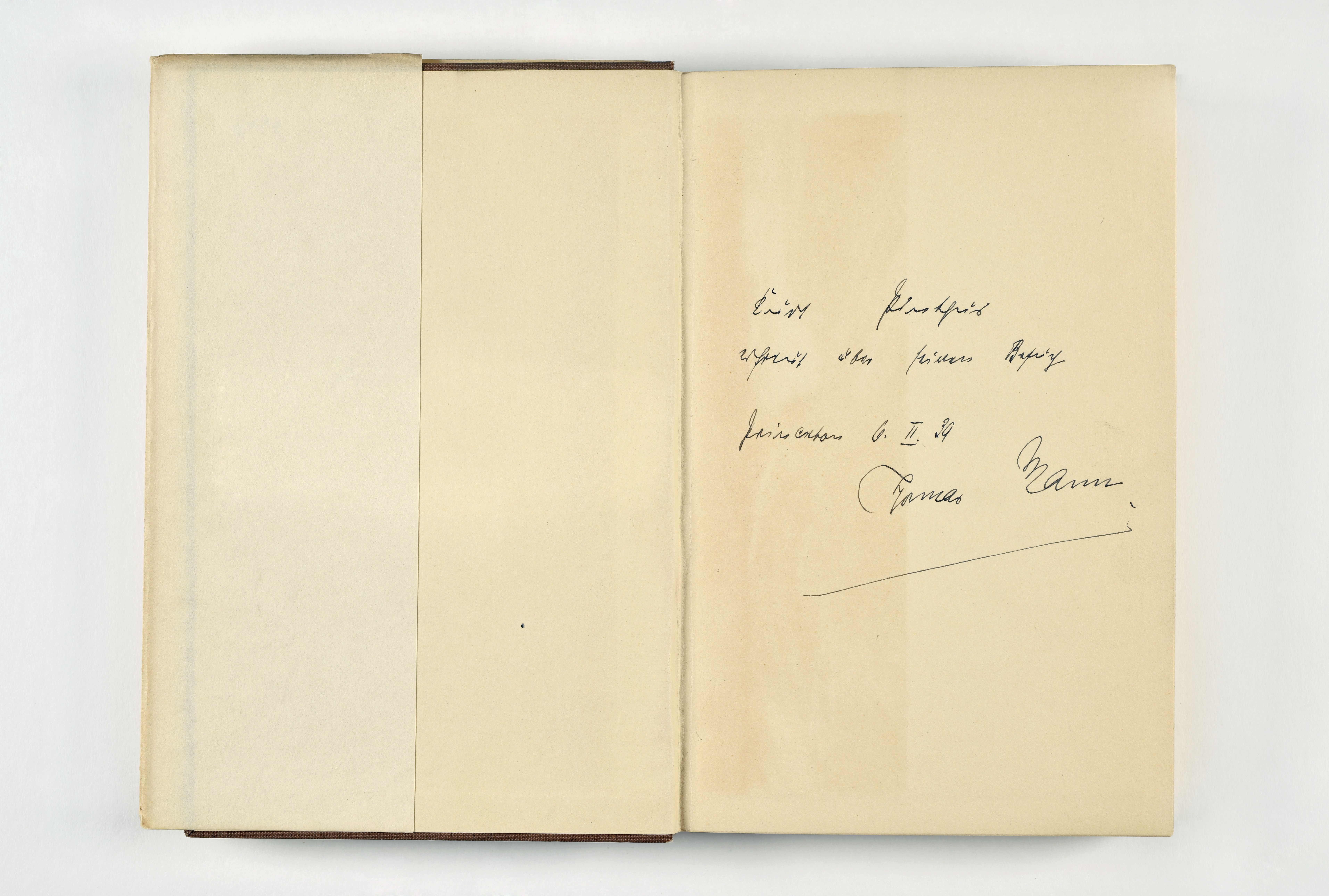 Thomas Mann: Achtung, Europa. New York 1938, DLA Marbach (BKP4), Foto: Anja Bleeser. Mit freundlicher Genehmigung des S. Fischer Verlags, Frankfurt am Main.