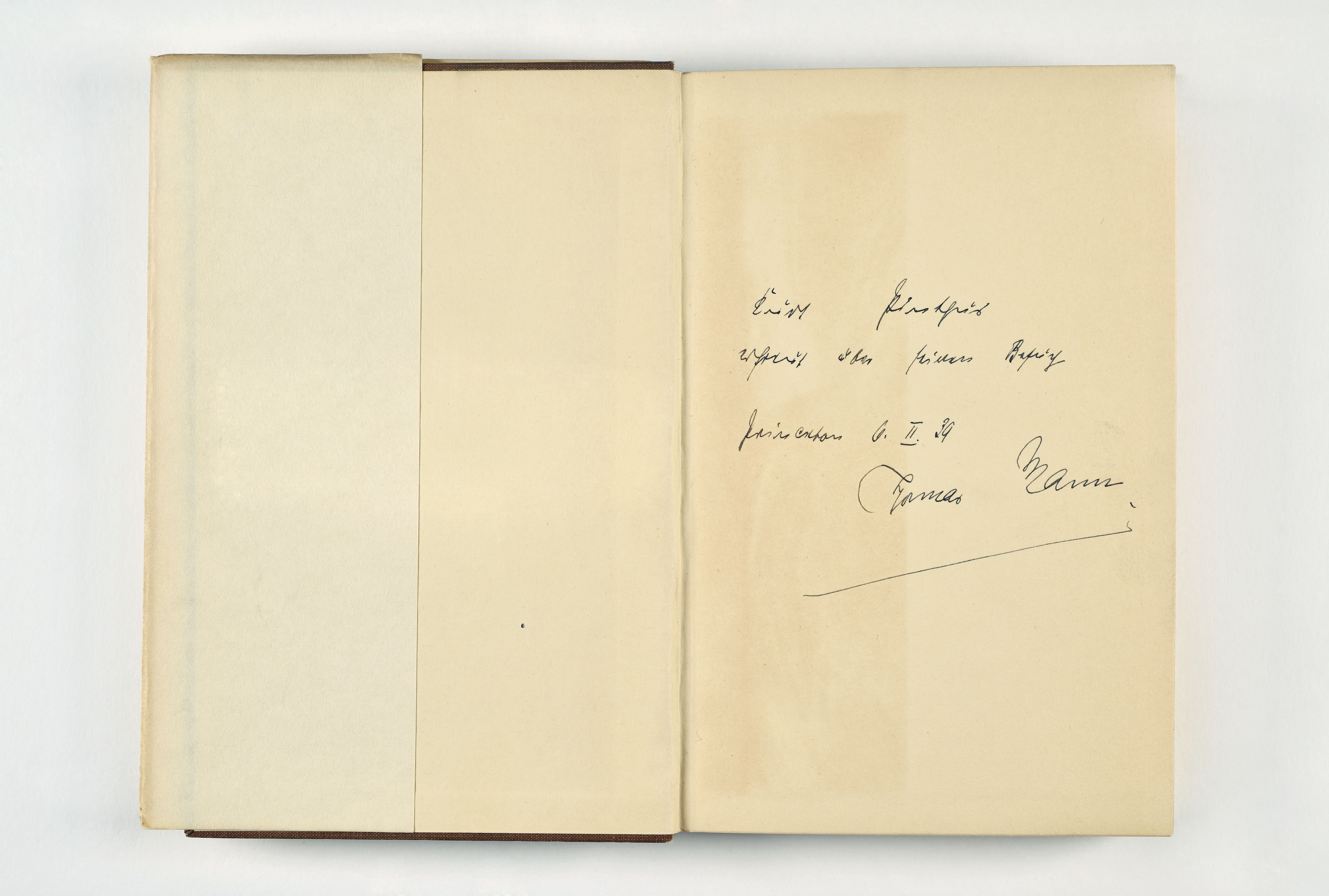 Thomas Mann: Achtung, Europa. New York 1938, DLA Marbach (BKP4), Foto: Anja Bleeser. Mit freundlicher Genehmigung des S. Fischer Verlags, Frankfurt am Main.